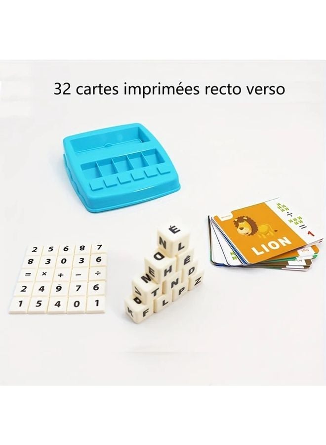 French Word Game Flash Cards 2in1 Matching Letter And Math Learning Toy For Kids Aged 3 Plus - Image 4